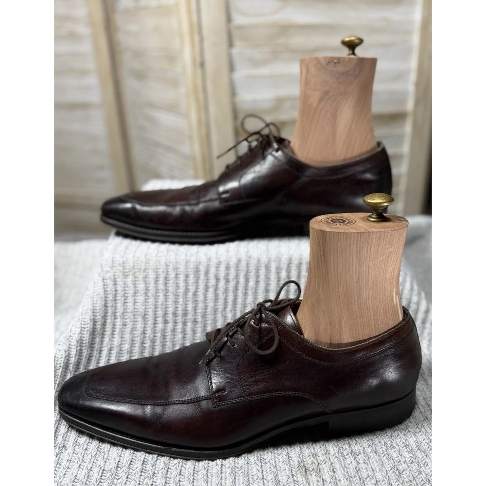 Magnanni Dress Shoe Mens ‎ size 13 US Bruno Brown Lace Up Durby